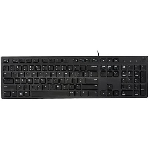 Клавiатура Dell Multimedia Keyboard-KB216 Ukrainian (QWERTY) - Black
