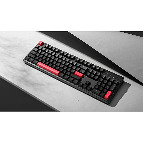 Клавиатура механическая Lemokey X3 104Key, Keychron Brown, USB-A, QMK/VIA, Hot-Swap, EN/UKR, RGB, черный