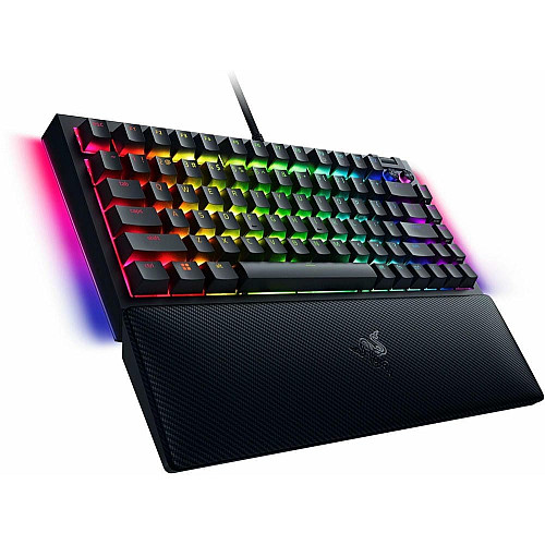 Клавиатура Razer BlackWidow V4 75% RGB 83key Mechanical Tactile Switch GEN-3, USB-A, EN, черный