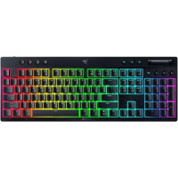 Клавіатура механічна BlackWidow V4 Low-profile HyperSpeed, 104key, Orange Switch, USB-A/WL/BT, EN, RGB, чорний