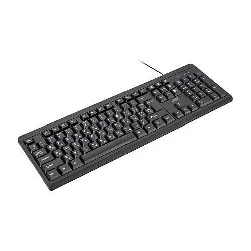 Комплект клавіатура та миша 2E MK401 USB-A, EN/UK/RU, чорний