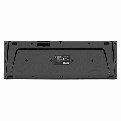 Клавіатура мембранна HP 220, 104key, WL, EN/UK, чорний