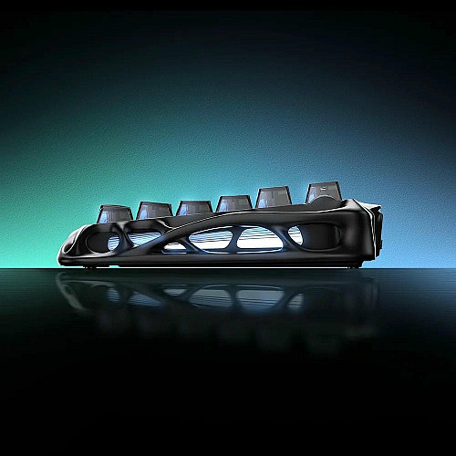 Клавиатура механическая GravaStar Mercury V75 80keys, Magnetic Jade Pro, 8K, USB-A, RGB, Stealth Black