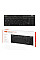 Клавиатура мембранная 2E KS280 120key, WL/BT, EN/UK, silent, черно-серая