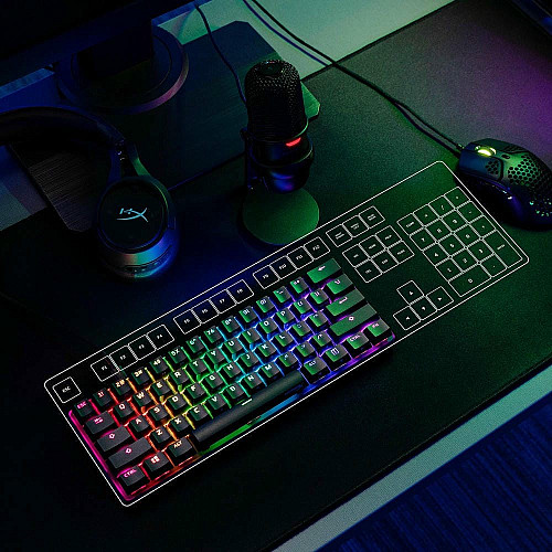 Клавиатура механическая HyperX Alloy Origins 60 61key, Red, USB-A, EN/RU, RGB, черный