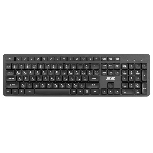 Комплект клавіатура та миша 2E MK420 WL, EN/UK, чорний