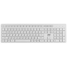 Клавіатура мембранна 2E KS260 106key, WL, EN/UK, білий