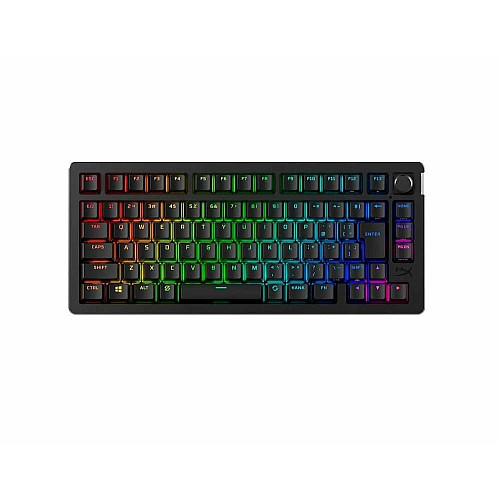 Клавиатура механическая HyperX Alloy Rise 75key, Red, USB-A/WL/BT, EN/RU, RGB, черный