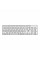 Клавіатура мембранна 2E KS260 106key, WL, EN/UK, білий