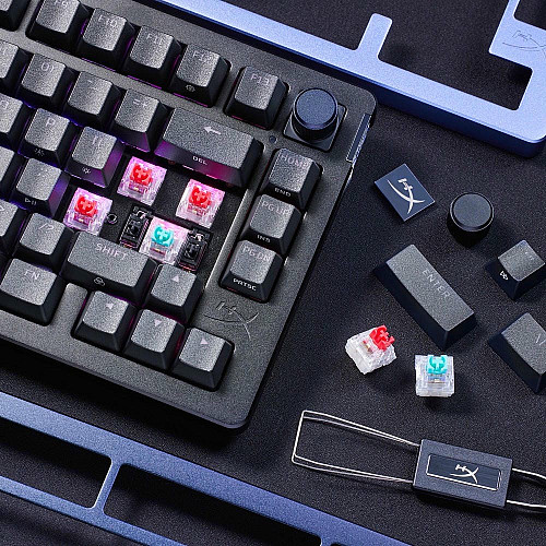 Клавиатура механическая HyperX Alloy Rise 75key, Red, USB-A, EN/RU, RGB, черный