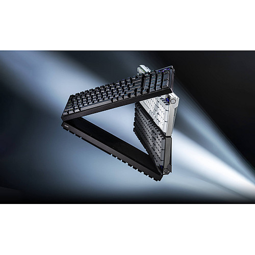 Клавіатура механічна ASUS ROG Azoth 96 HE, 96key, HFX V2 Magnetic Switches, USB-A/WL/BT, EN, RGB, чорний