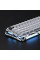 Клавіатура магнітна GravaStar Mercury V60 Pro 60keys, GravaStar Blackcore, USB-A, 8k, RGB, Chrome Silver
