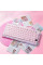 Клавіатура механічна GravaStar Mercury K1 80keys, GravaStar x Kailh Cheery Pink, EN, BT/WL/USB, Sakura Pink