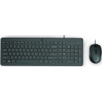 Комплект клавіатура та миша НР 150, USB-A, EN/UK, чорний
