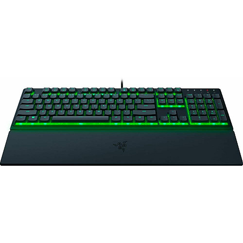 Клавиатура мембранная Razer Ornata V3 X 104key, USB-A, EN/UK, RGB, черный
