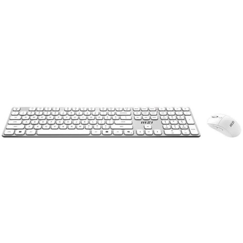 Комплект клавіатура та миша MSI FORGE K210 W COMBO WHITE UA, Wireless