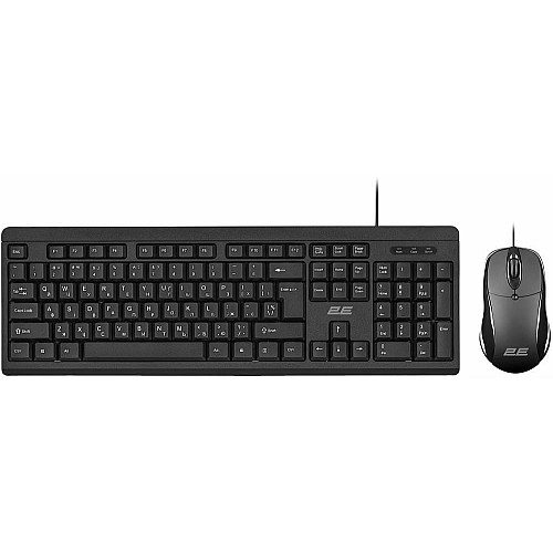 Комплект клавиатуры и мыши 2E MK401 USB-A, EN/UK, черный