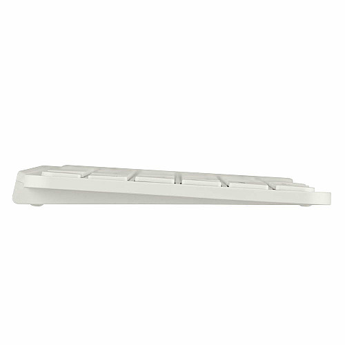 Клавіатура мембрана Keychron B1 Pro, USB/WL/BT, ivory white