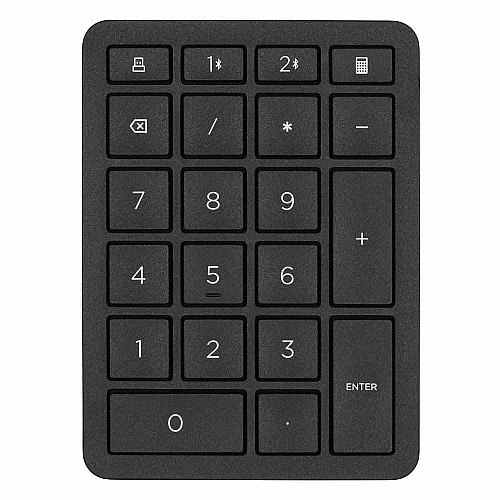 Клавіатура мембранна HP 960 BLK Ergonomic split-zone, 112key, BT, EN/UK, чорний