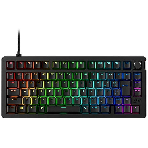 Клавиатура механическая HyperX Alloy Rise 75key, Red, USB-A, EN/RU, RGB, черный