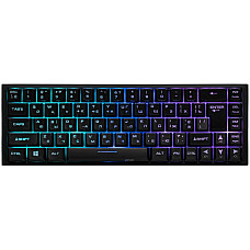 Клавіатура мембранна 2E GAMING KG350 68key, USB-A, EN/UA/RU, RGB, чорний