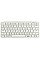 Клавіатура мембрана Keychron B1 Pro, USB/WL/BT, ivory white