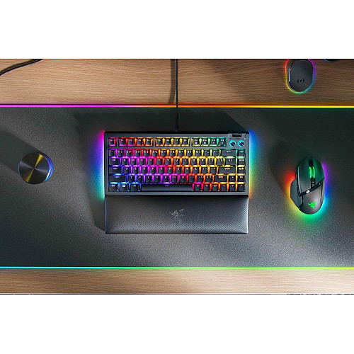 Клавиатура Razer BlackWidow V4 75% RGB 83key Mechanical Tactile Switch GEN-3, USB-A, EN, черный