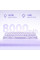 Клавіатура механічна GravaStar Mercury K1 80keys, GravaStar x Kailh Cheery Pink, EN, BT/WL/USB, Lavender Purple