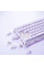 Клавіатура механічна GravaStar Mercury K1 80keys, GravaStar x Kailh Cheery Pink, EN, BT/WL/USB, Lavender Purple