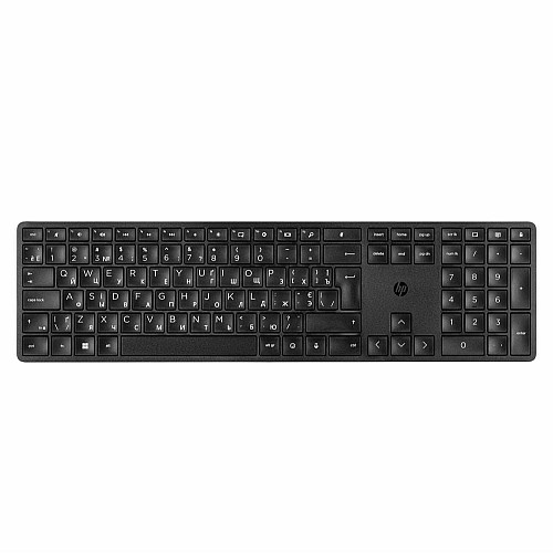 Клавіатура мембранна HP 450 Programmable, 108key, WL, EN/UK, чорний