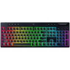 Клавіатура механічна Razer BlackWidow V4 Low-profile HyperSpeed, 104key, Green Switch, USB-A/WL/BT, EN, RGB, чорний