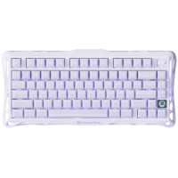 Клавіатура механічна GravaStar Mercury K1 80keys, GravaStar x Kailh Cheery Pink, EN, BT/WL/USB, Lavender Purple