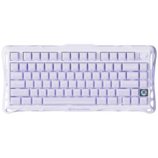 Клавіатура механічна GravaStar Mercury K1 80keys, GravaStar x Kailh Cheery Pink, EN, BT/WL/USB, Lavender Purple