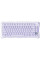 Клавіатура механічна GravaStar Mercury K1 80keys, GravaStar x Kailh Cheery Pink, EN, BT/WL/USB, Lavender Purple