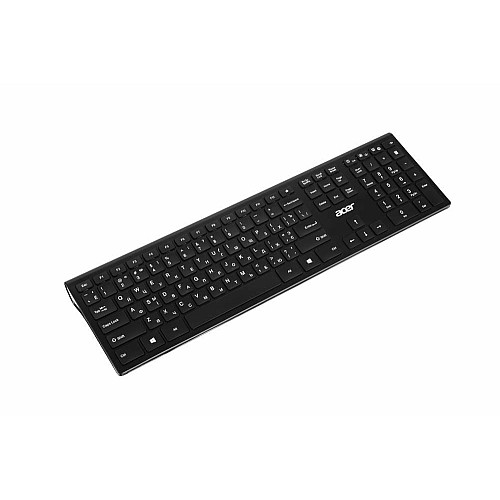 Клавиатура мембранная Acer OKR020, 109key, WL, EN/UKR/RU, черный