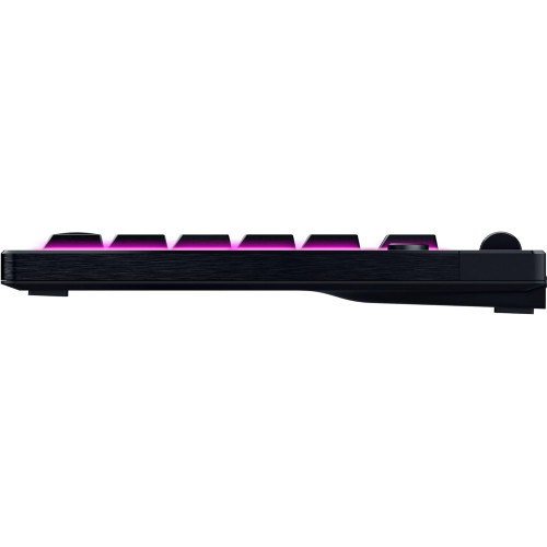 Клавіатура механічна Razer BlackWidow V4 Low-profile TKL HyperSpeed, 87key, Yellow Switch, USB-A/WL/BT, EN, RGB, чорний