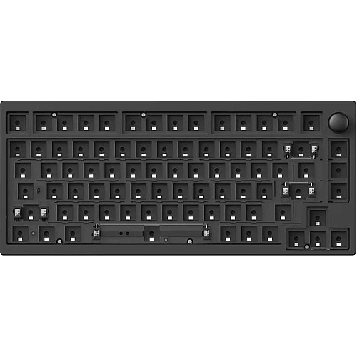 Клавиатура механическая Lemokey P1 Pro 84Key, Keychron Super Red, WL/BT/USB-A, QMK/VIA, Hot-Swap, EN/UKR, RGB, Knob, Carbon Black