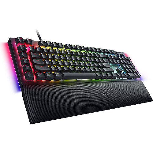 Клавіатура механічна Razer BlackWidow V4, 114key, Yellow Switch, USB-A, EN/RU, RGB, чорний