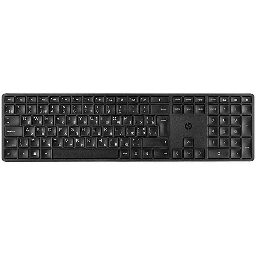 Клавіатура мембранна HP 450 Programmable, 108key, WL, EN/UK, чорний