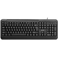Клавіатура мембранна 2E KM1040 104key, USB-A, EN/UK, чорний