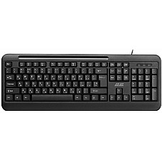 Клавіатура мембранна 2E KM1040 104key, USB-A, EN/UK, чорний