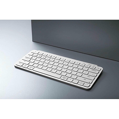 Клавіатура мембрана Keychron B1 Pro, USB/WL/BT, ivory white