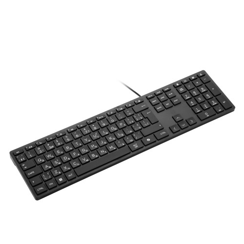 Клавіатура мембранна HP 320K, 109key, USB-A, EN/UK, чорний