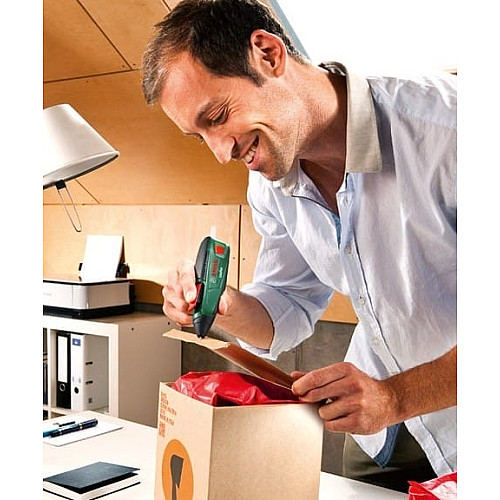 Пистолет клеевой аккумуляторный Bosch GluePen 3.6В 1.5А·час стержни 7мм подача 2г/мин 170° 0.14кг