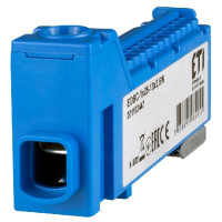 Блок розподільчий ETI, EDBC-1x25-13x2,5/N (63A, 1000V AC/1500V DC, IN: 1x25, OUT: 13x2,5; синій)