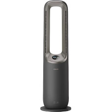 Кліматичний комплекс Philips Air Performer 9000, 48м2, 185м3/год, пулт ДУ, HEPA +вугільний фільтр + попередній, очистка, нагріз, зволоження повітря, сірий