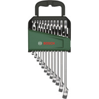 Ключи гаечные Bosch, комбинированные, 6-19мм, CrV, набор 12шт.