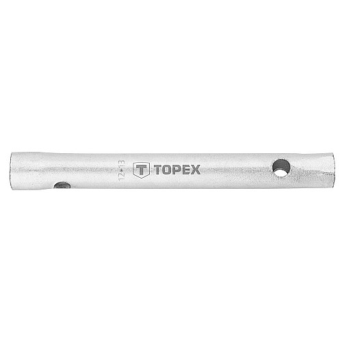 Ключ торцевий TOPEX, трубчастий, двосторонній, 130мм, 12х13мм