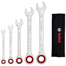 Ключі комбіновані Bosch Professional, 8,10,13,17,19мм, набір 5шт
