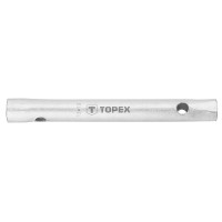 Ключ торцевий TOPEX, трубчастий, двосторонній, 130мм, 12х13мм